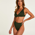 Haut de bikini Triangle Scallop, Vert