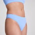 Hoch ausgeschnittener String Dianne, Blau