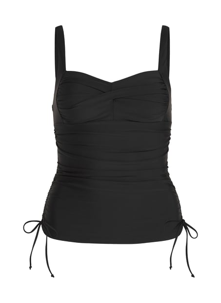 Tankini galbant Luna, Noir