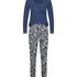 Pyjama-Set f&uuml;r das Stillen, Blau