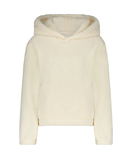 Sweat à Capuche polaire Snuggle, Blanc