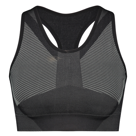 Soutien-gorge de sport HKMX The Motion Level 2, Noir