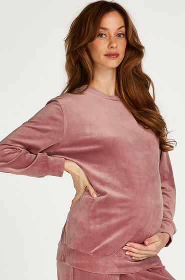 Image of Hunkemöller Schwangerschafts-Top Samt Rose