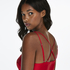 Nuisette Lace Satin, Rouge