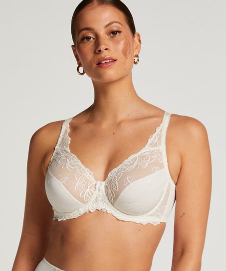 Soutien-gorge &agrave; armatures non-pr&eacute;form&eacute; Diva, Blanc