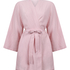 Robe courte en mousseline, Rose
