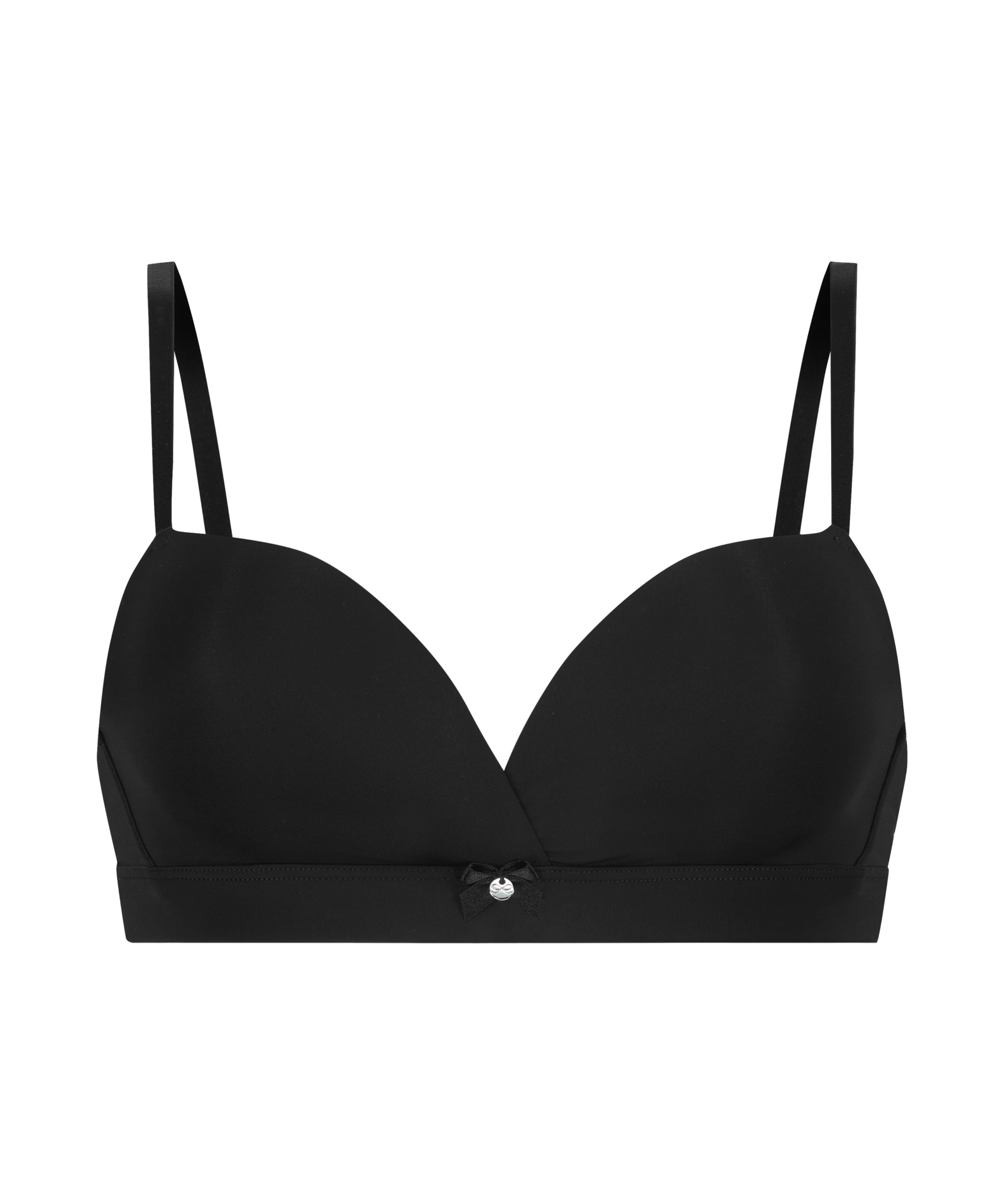 Soutien-gorge sans armature préformé, Noir, main