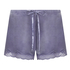 Short velours dentelle, Violet