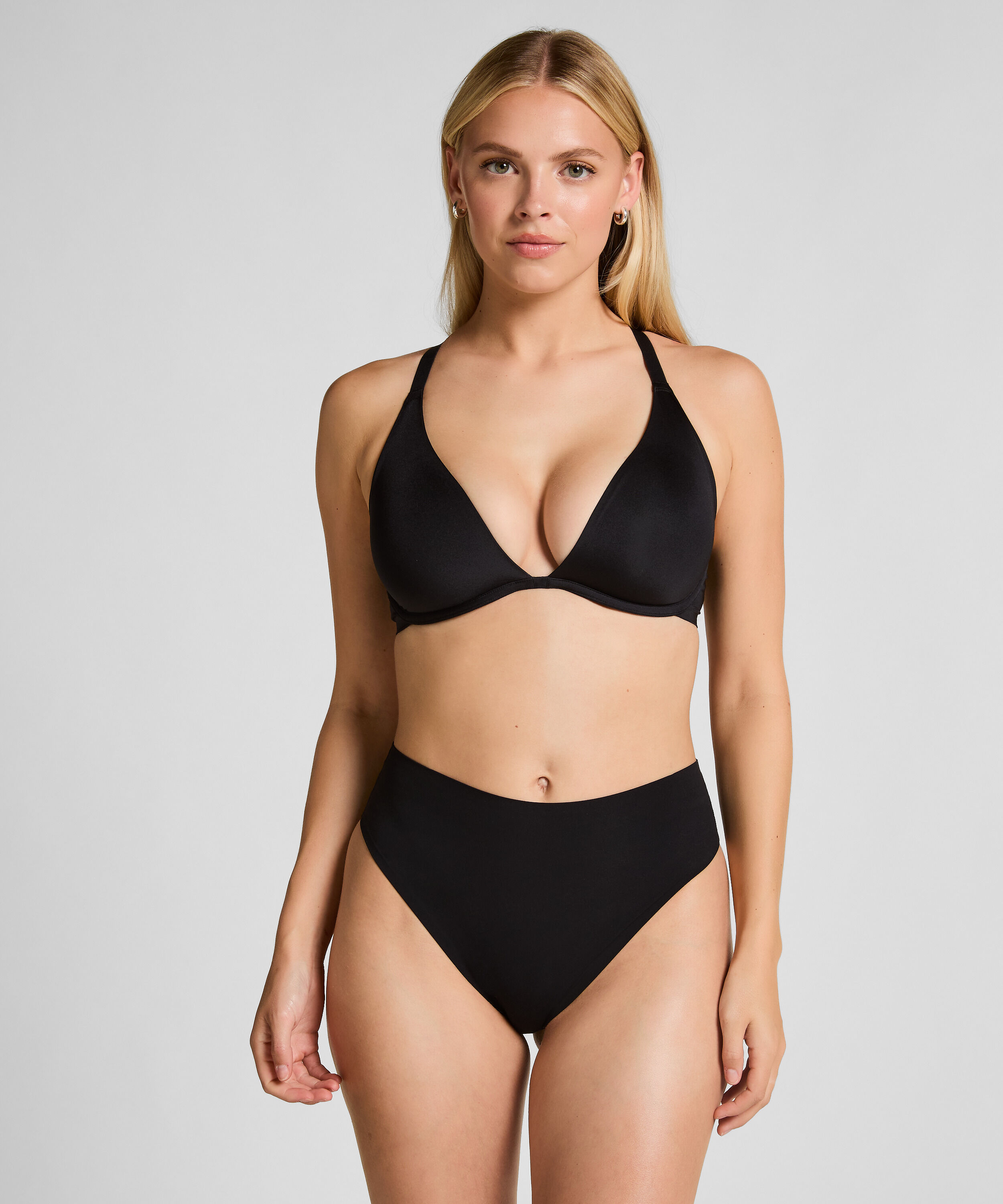Soutien-gorge &agrave; armatures non-pr&eacute;form&eacute; Smooth, Noir
