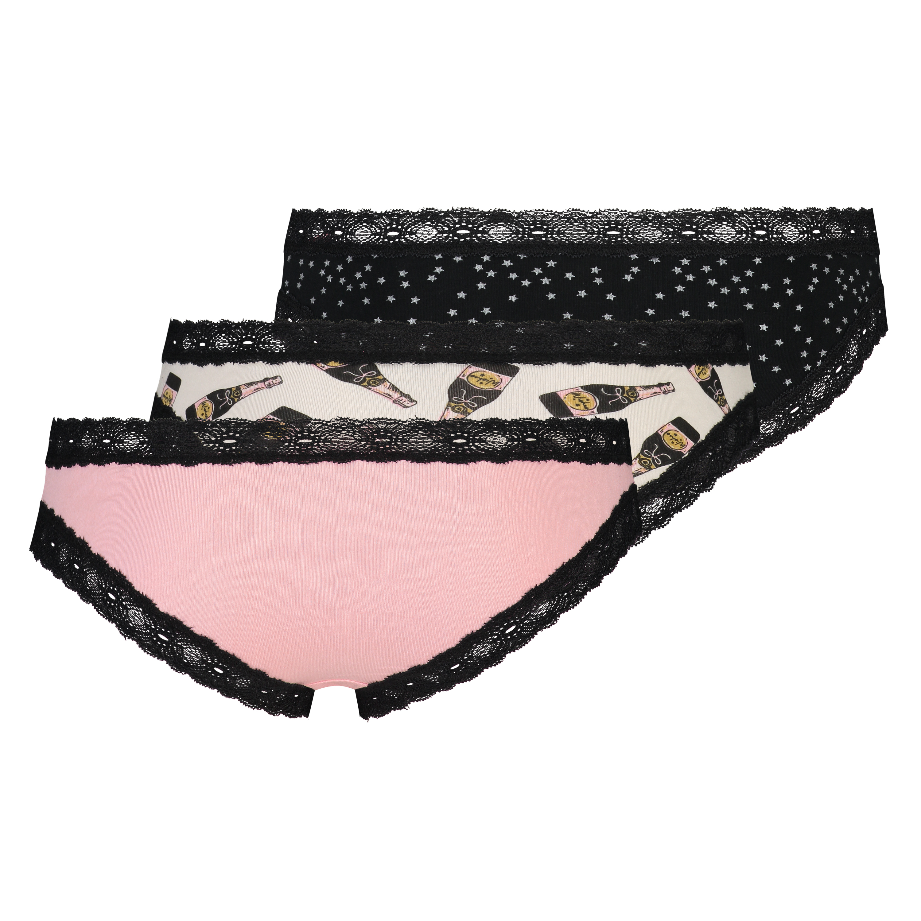 3er Pack Brazilians Classics, Schwarz, main