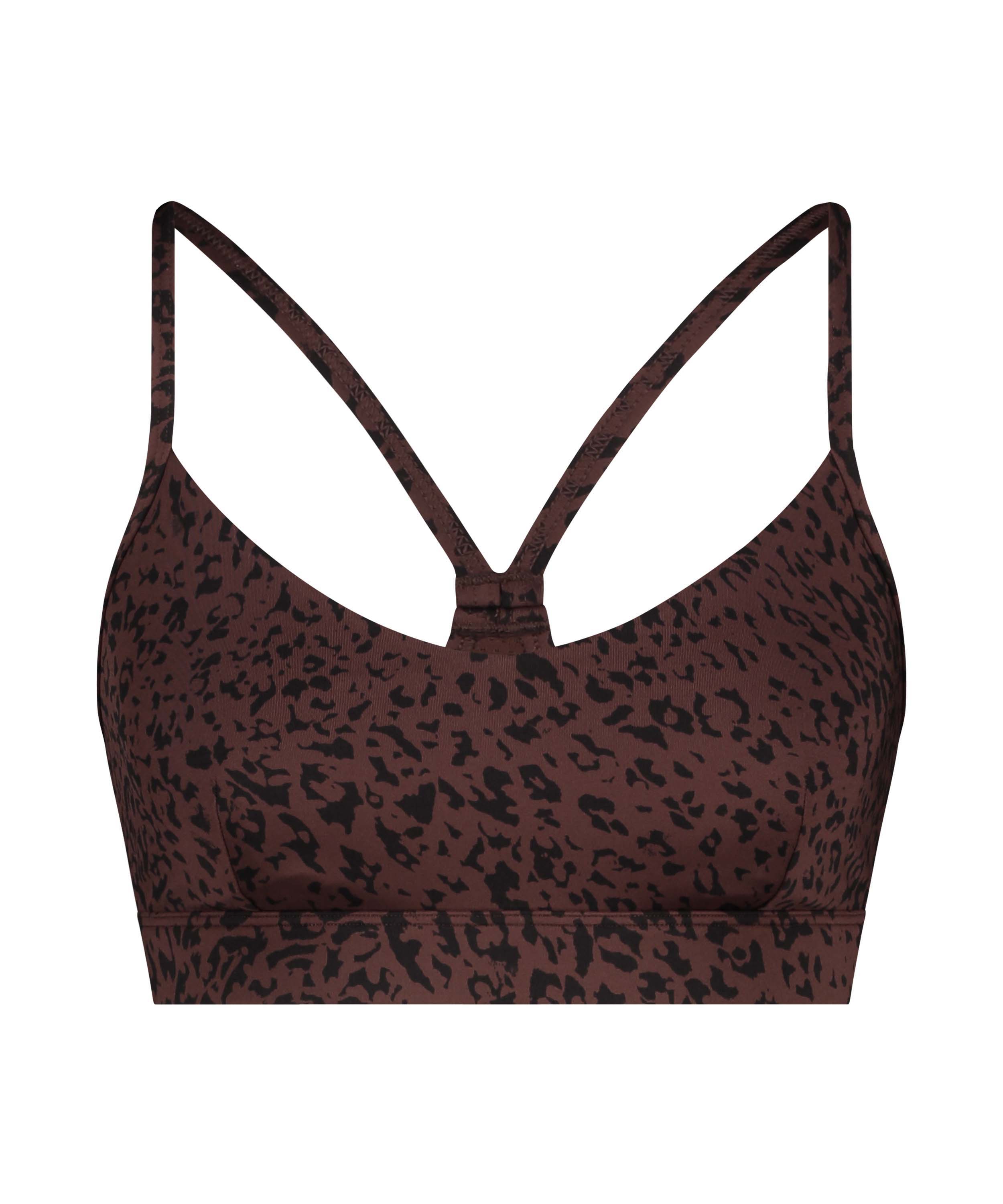 HKMX Brassière de sport de niveau 1, Marron, main