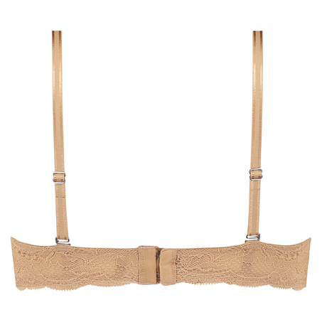 Soutien-gorge &agrave; armatures pr&eacute;form&eacute; sans bretelles Angie, Beige