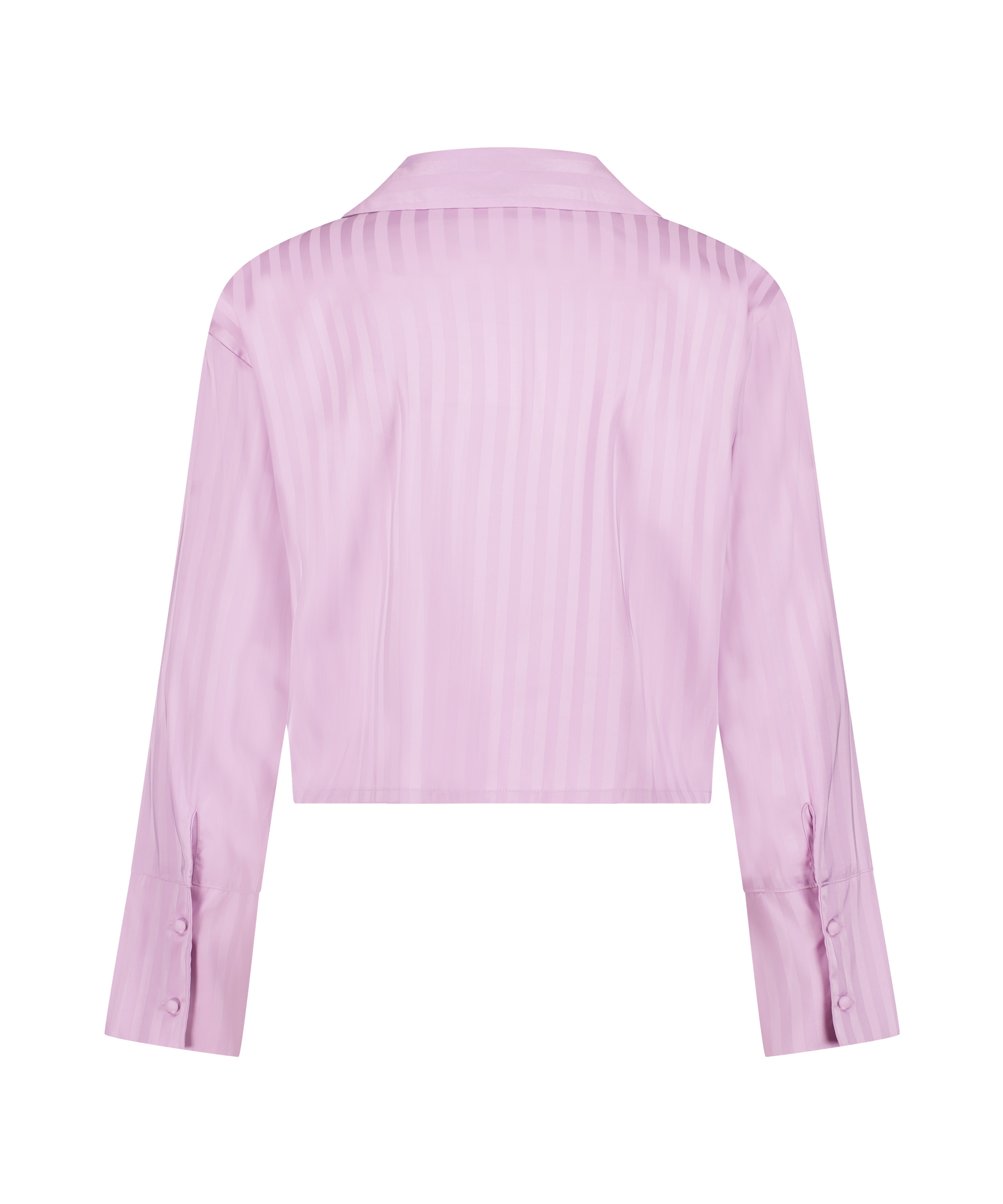 Langarmjacke Satin, Lila, main