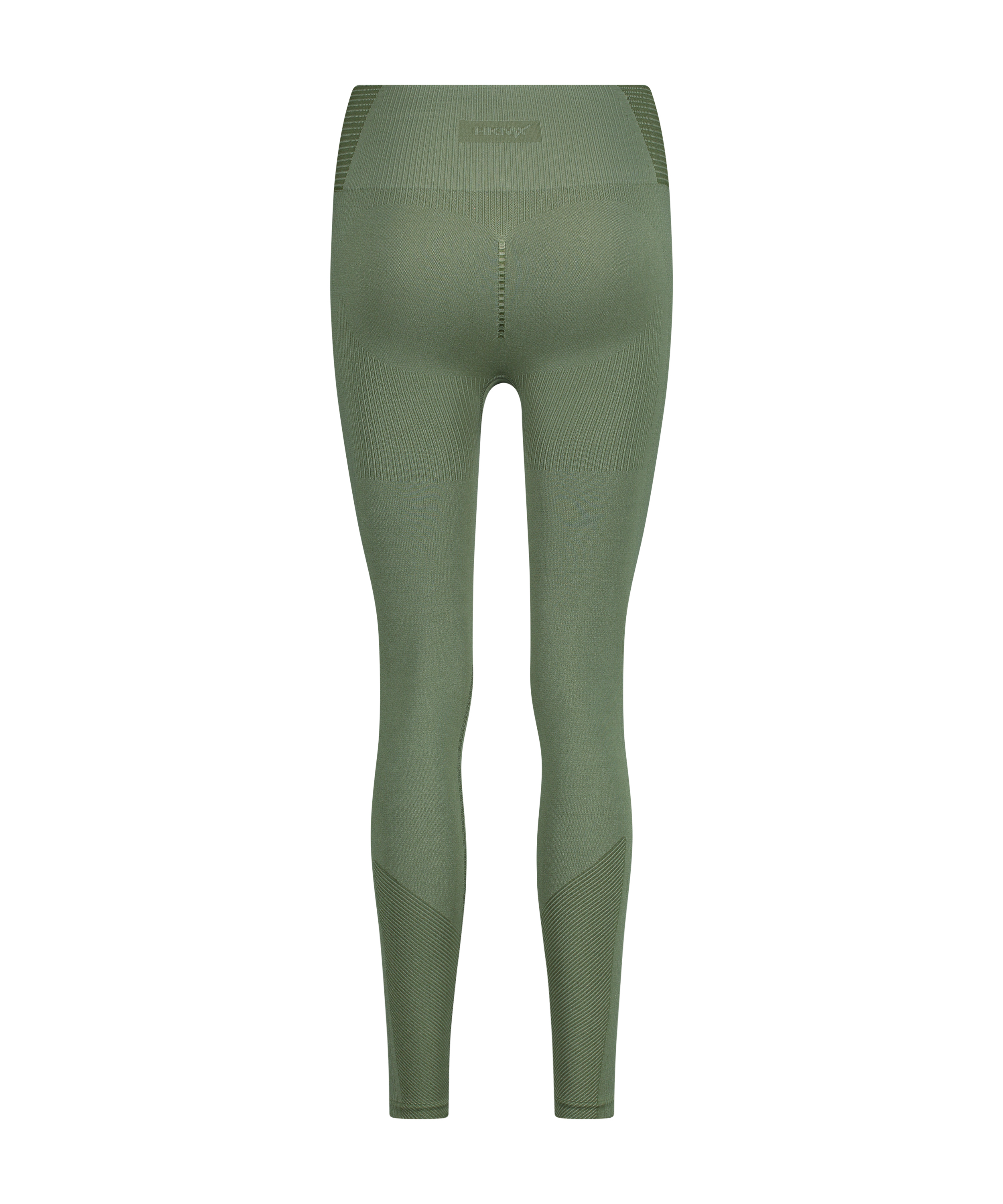 HKMX Legging de sport sans coutures taille haute, Vert, main
