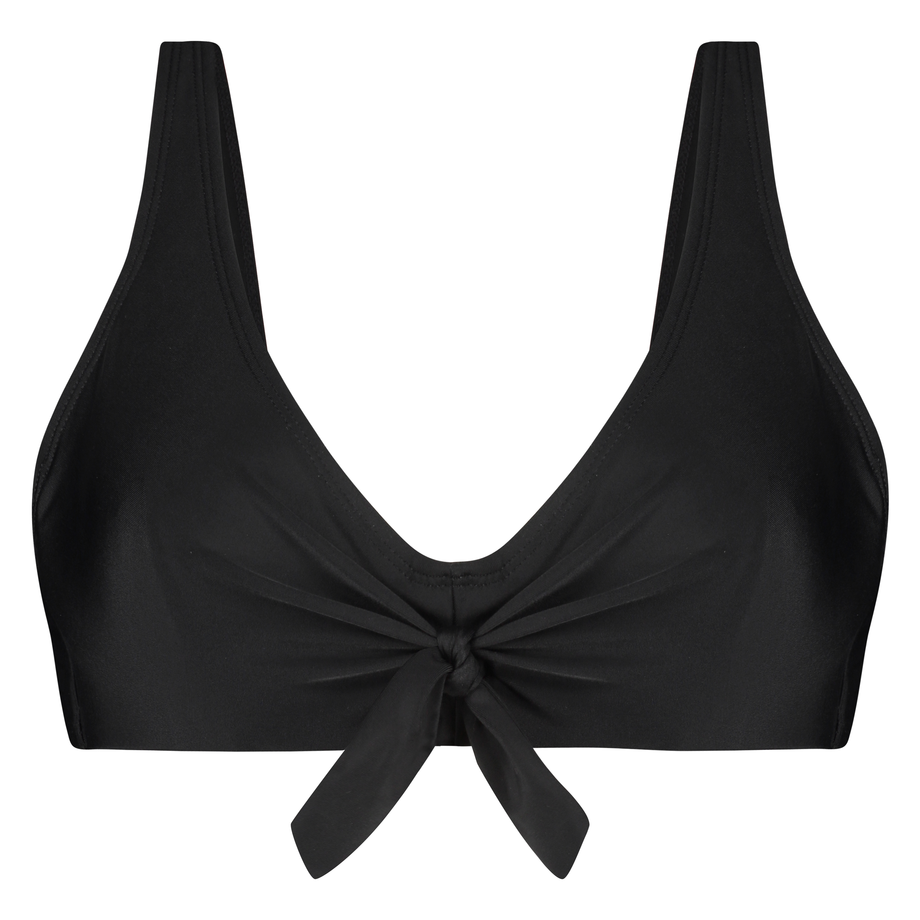 Anneau non ajusté haut de bikini Sunset Dreams, Noir, main