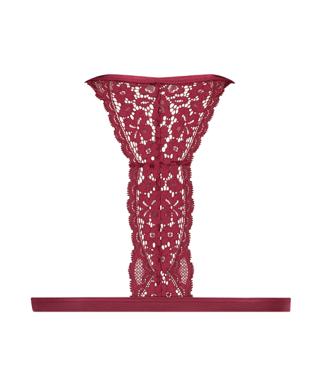 Vorgeformter Triangel-Bralette Rose, Rot