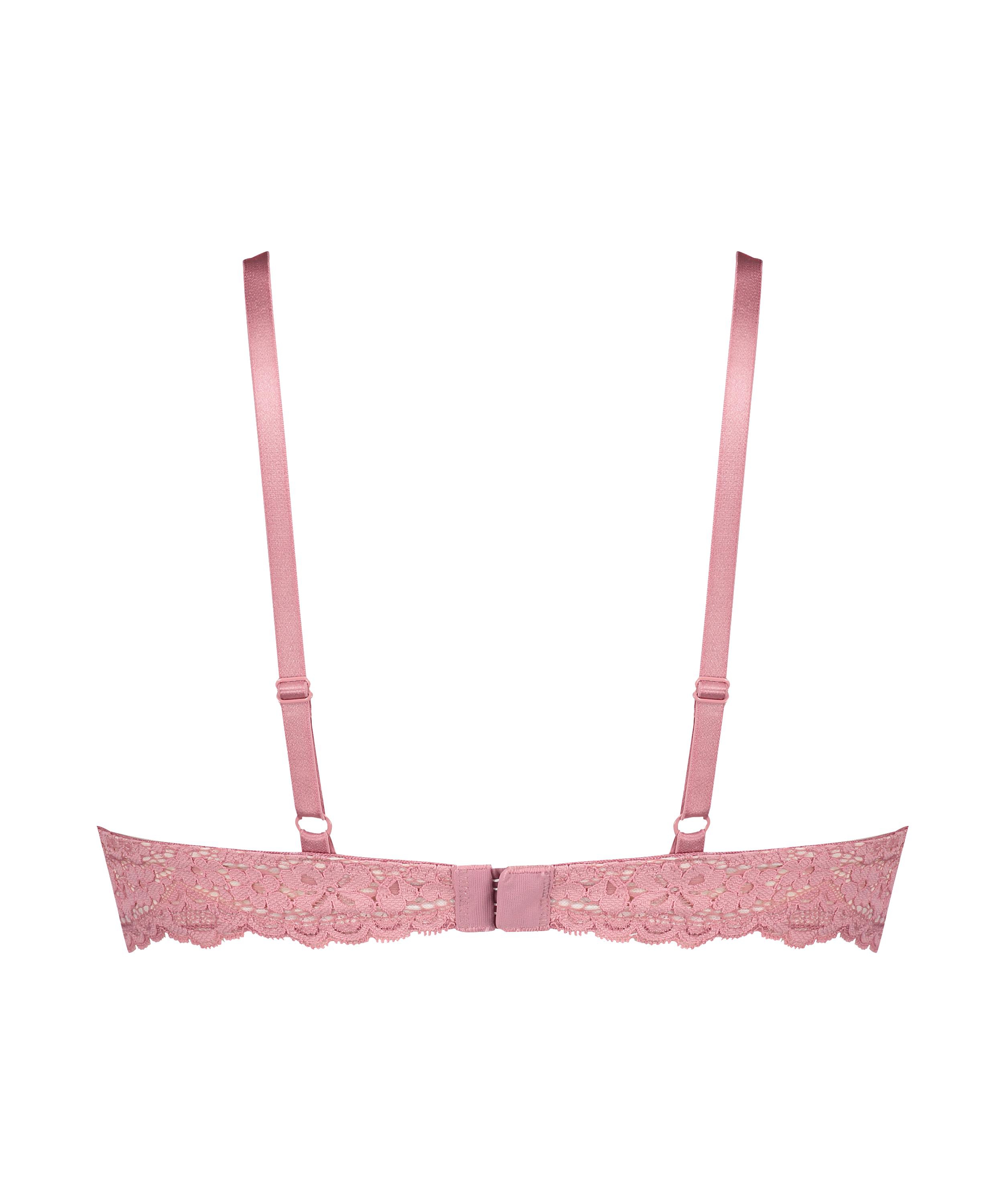 Soutien-gorge push-up &agrave; armatures rembourr&eacute; Rose, Violet, main