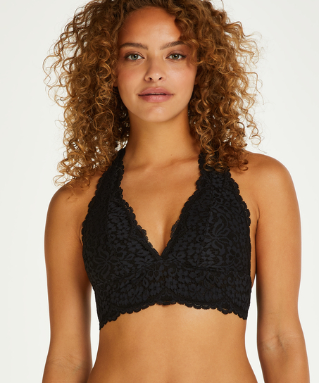 Bralette Rose, Schwarz