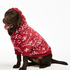 Fleece Hunde-Onesie, Rot