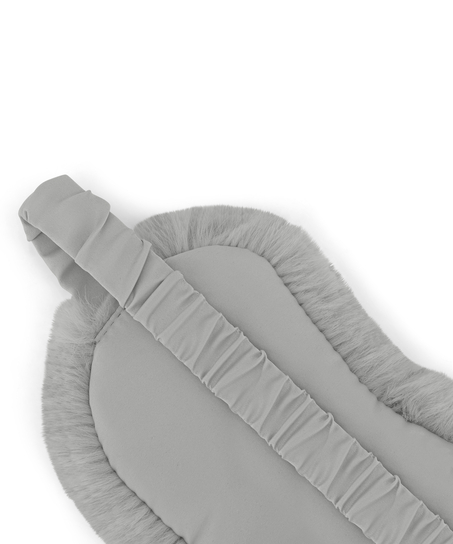 Wärmflasche Schlafmasken-Set, Grau