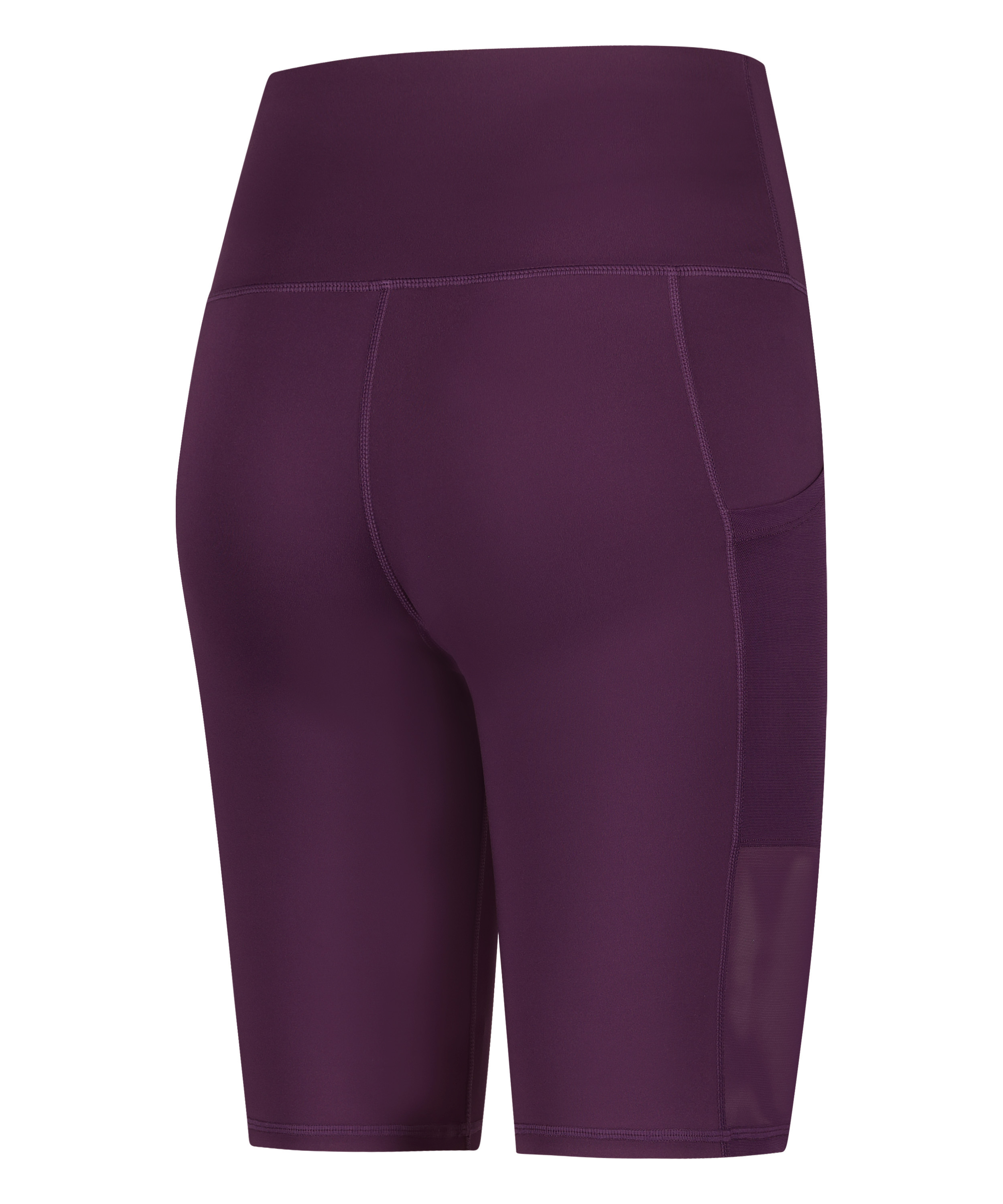 Short cycliste taille haute HKMX, Violet, main