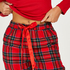 Tall Pyjamahose aus Flanell, Rot
