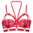 Soutien-gorge &agrave; armatures non-pr&eacute;form&eacute; Jacky, Rouge