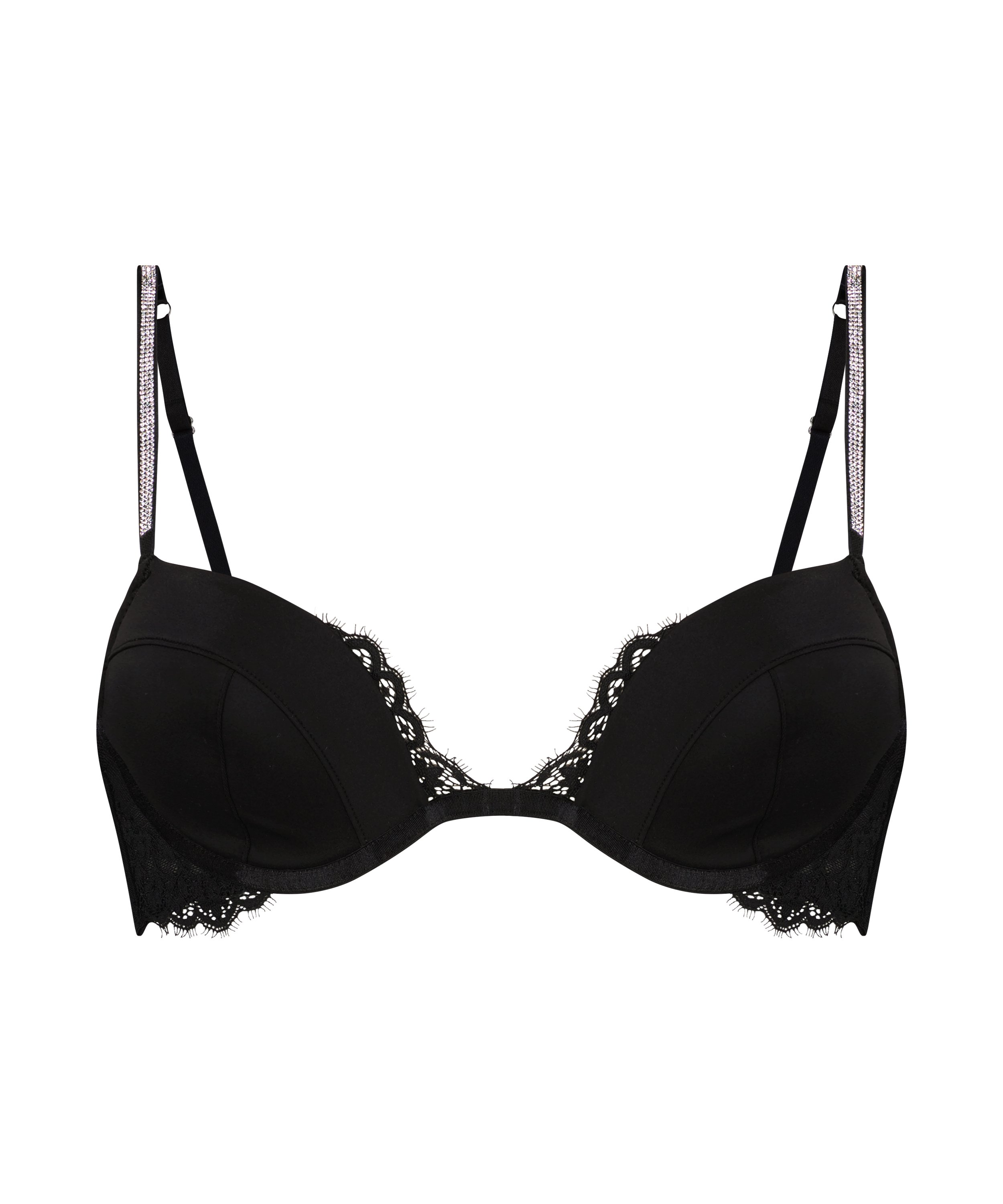 Soutien-gorge à armatures préformé Beth, Noir, main