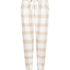 Pyjamahose aus Flanell, Beige
