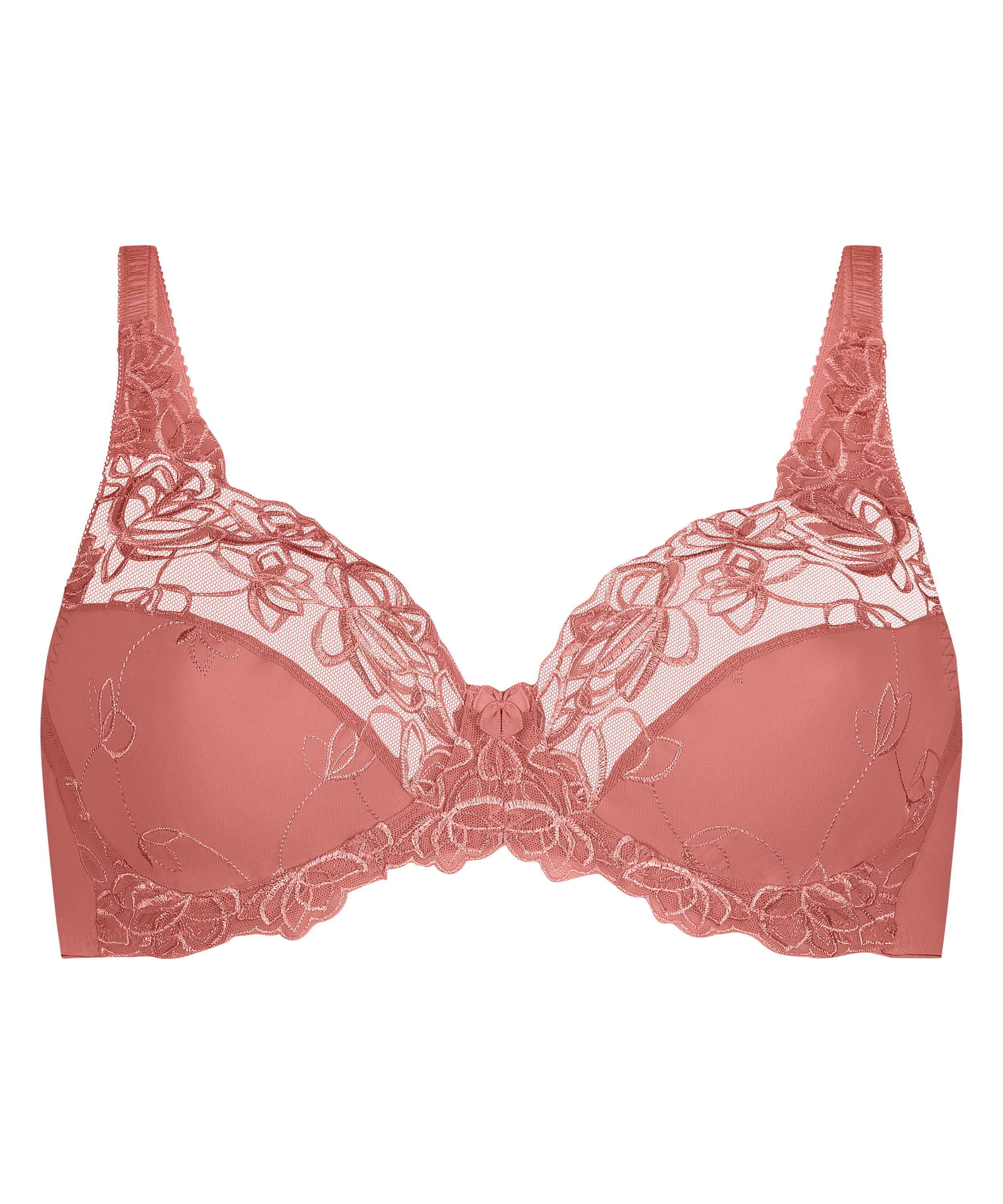 Soutien-gorge &agrave; armatures non-pr&eacute;form&eacute; Diva, Rose, main