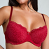 Soutien-gorge à armatures préformé Marine, Rouge