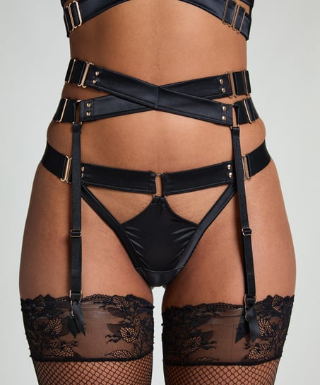 Porte-jarretelles Colette, Noir