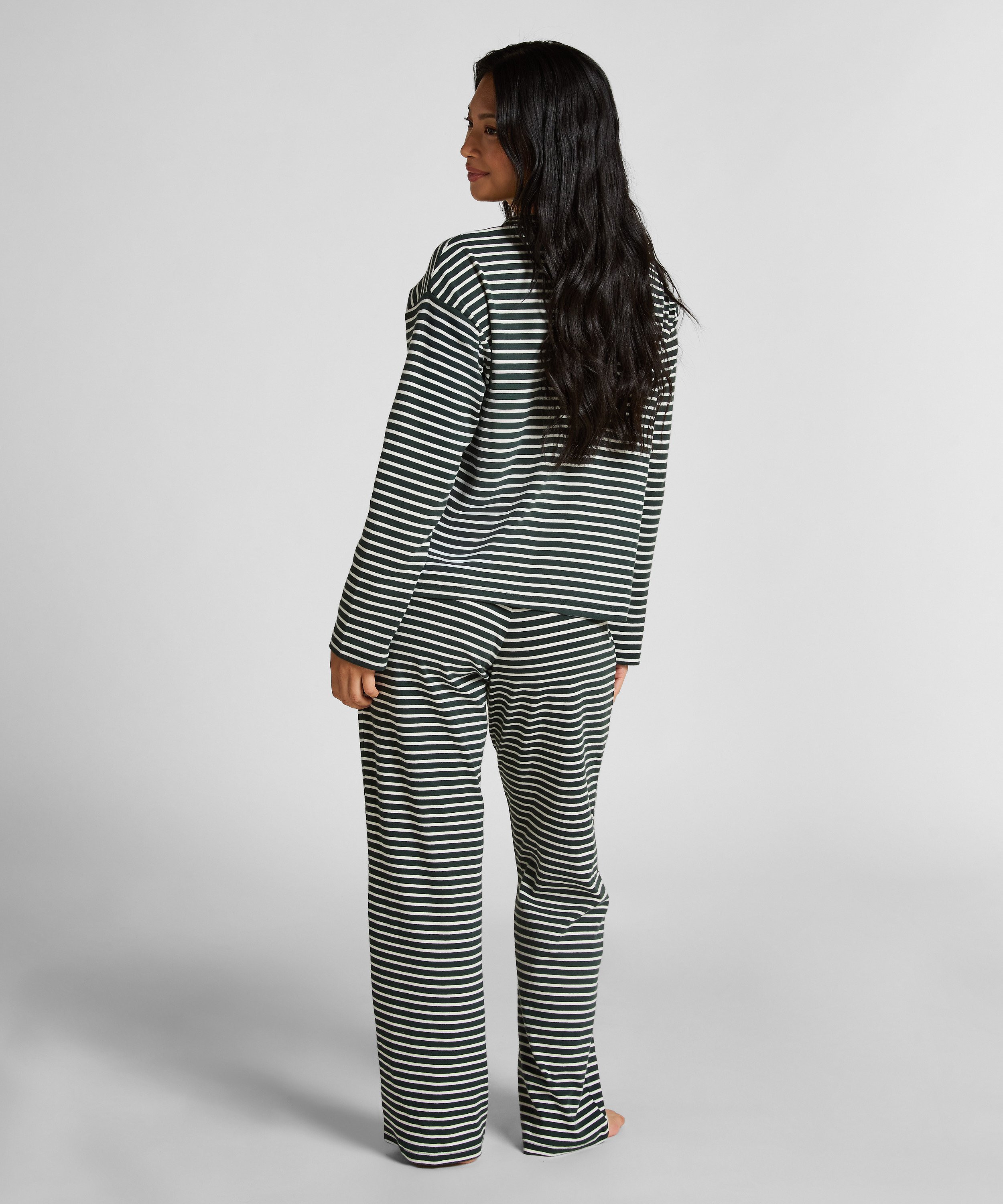 Pyjama en jersey de coton, Vert, main