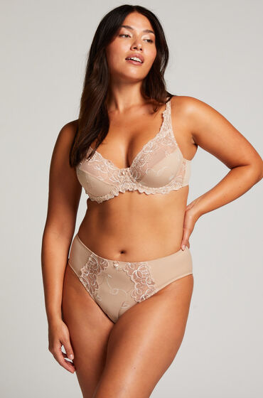 Image of Hunkemöller Hochgeschnittener Slip Diva Beige