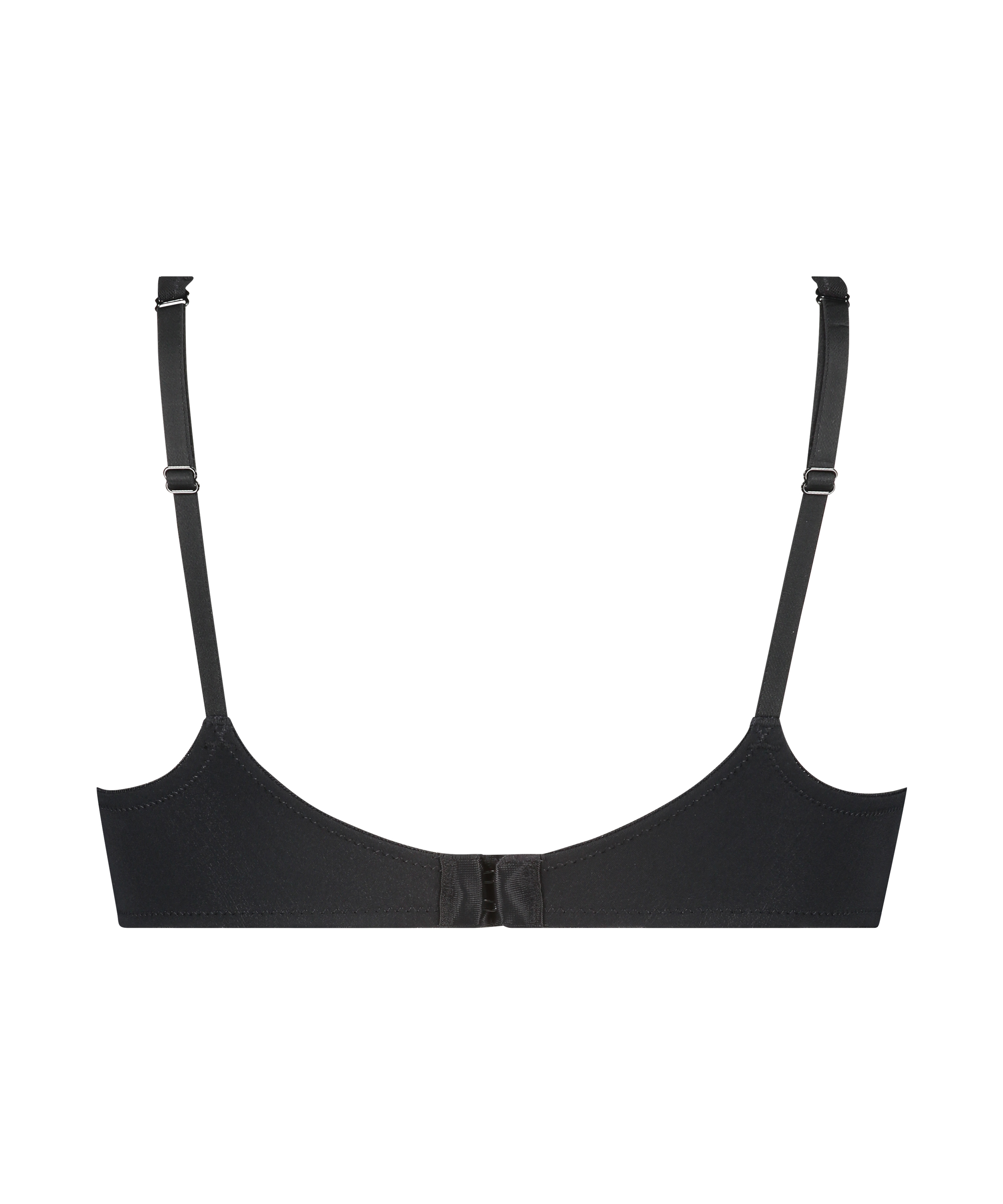Soutien-gorge &agrave; armatures pr&eacute;form&eacute; en maille, Noir, main