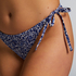 Slip de Bikini Cheeky Tanga Lobos, Bleu