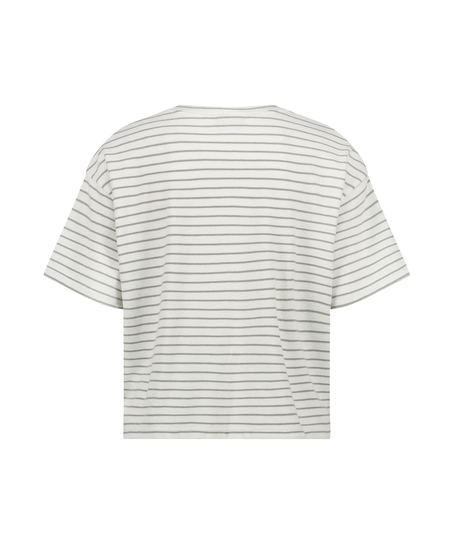 Haut de pyjama, Blanc