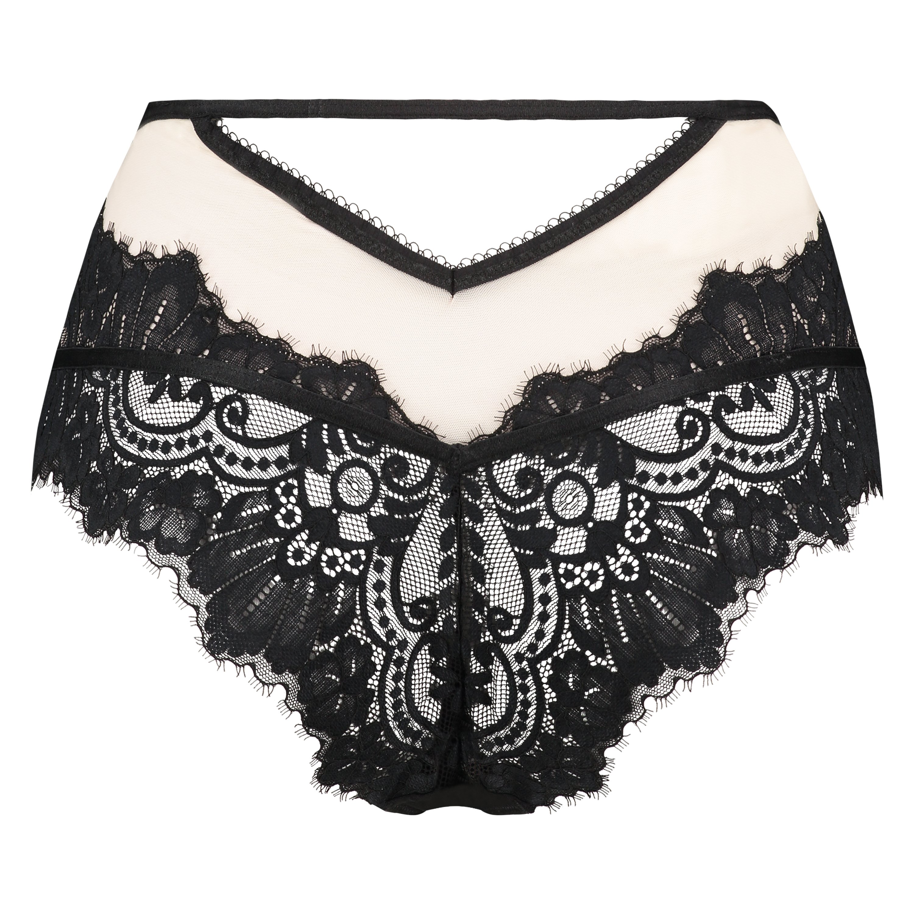 Br&eacute;silien taille haute Bella, Noir, main