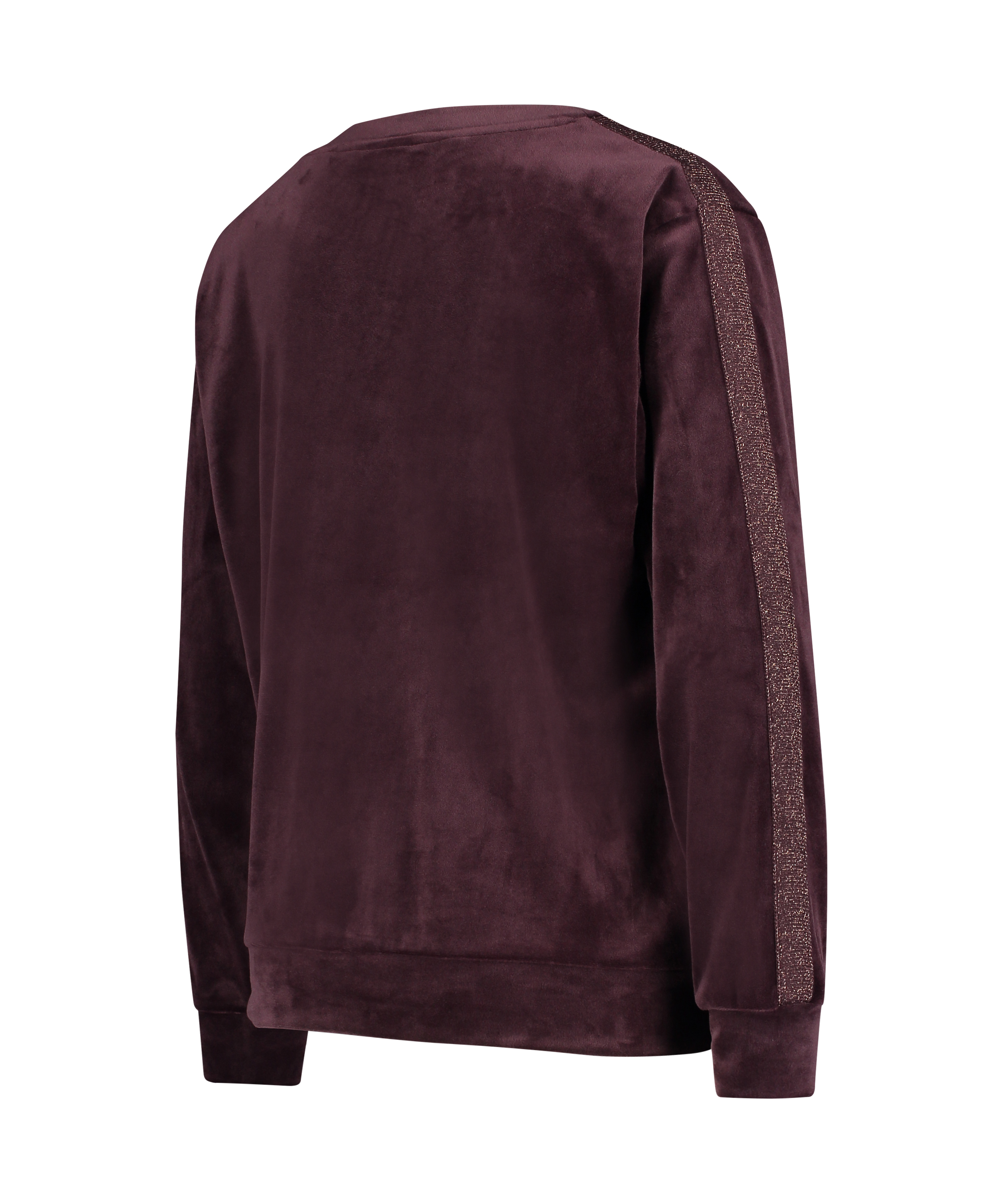 Haut velours Shimmer, Violet, main