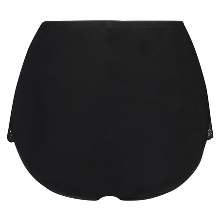 Superslip Lace Maxi baumwolle, Schwarz