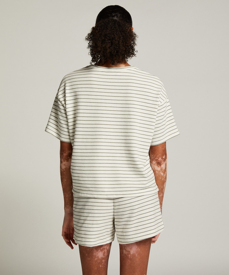 Haut de pyjama, Blanc