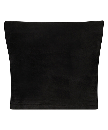 Bandeau Top Velours, Schwarz