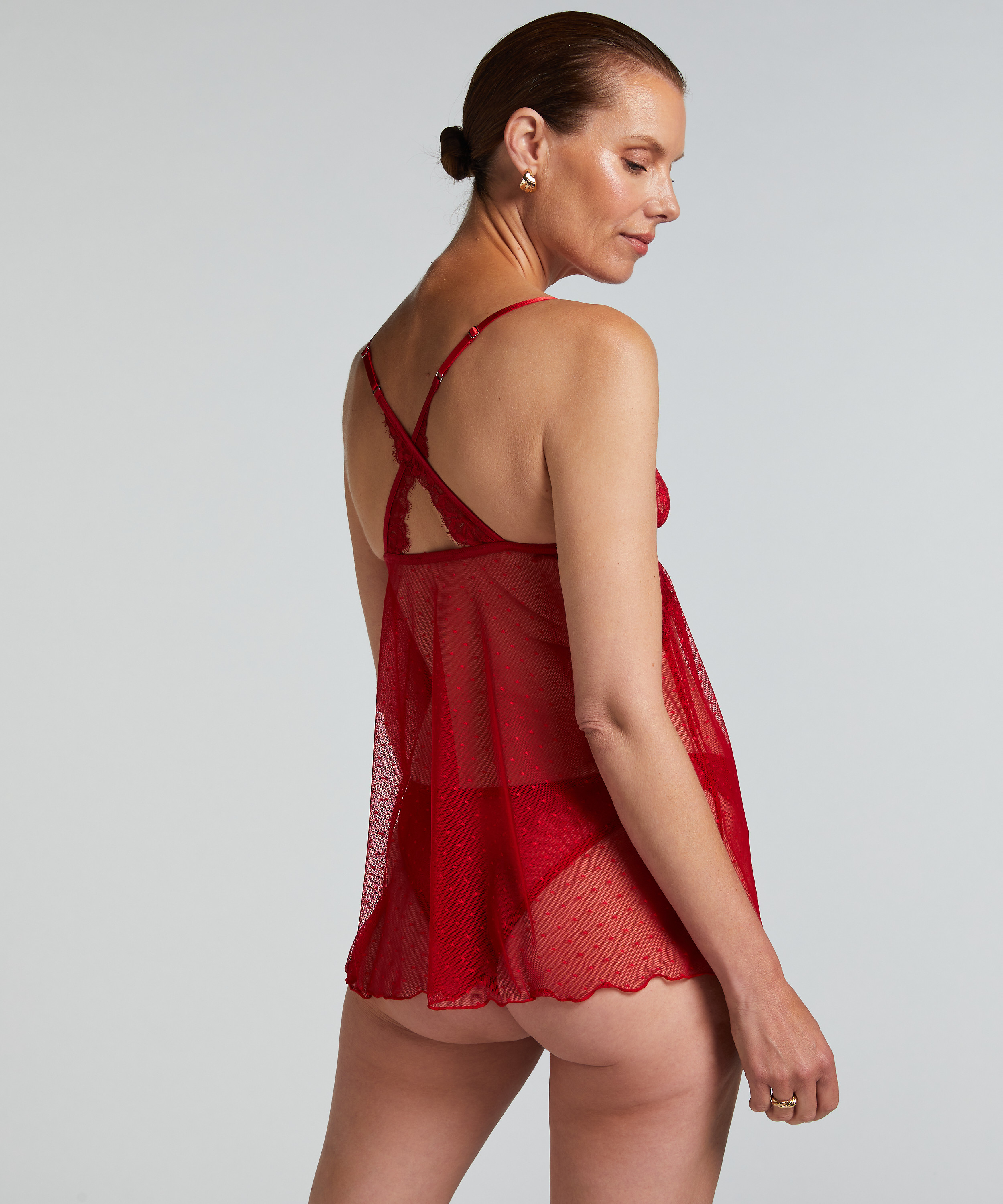 Babydoll Daisy, Rouge, main