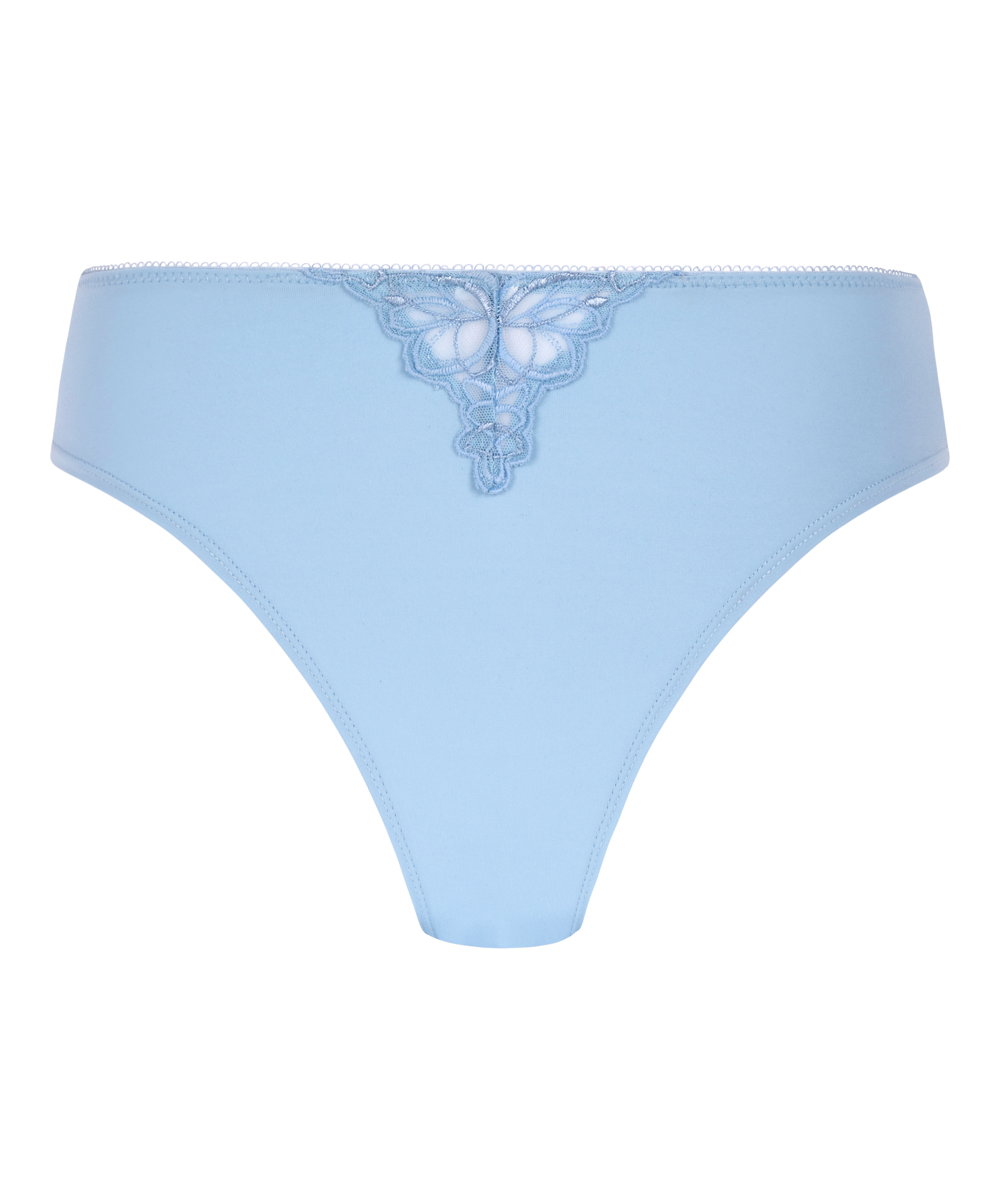 Slip brésilien Diva, Bleu, main