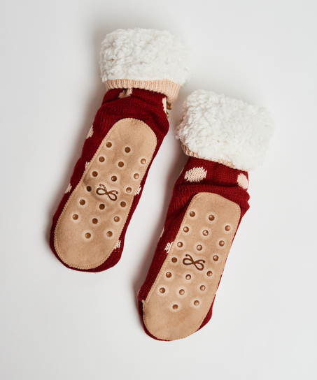 Slipper-Socken Hert, Weiß