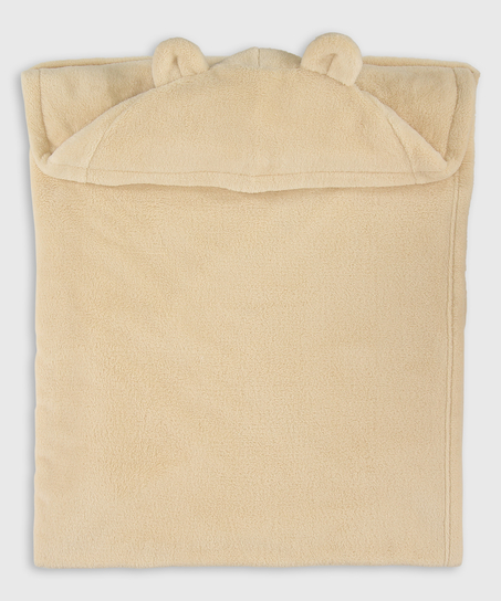 Kuscheldecke Teddy, Beige