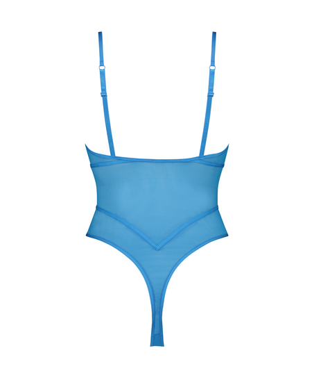 Sexy Mesh Body, Blau