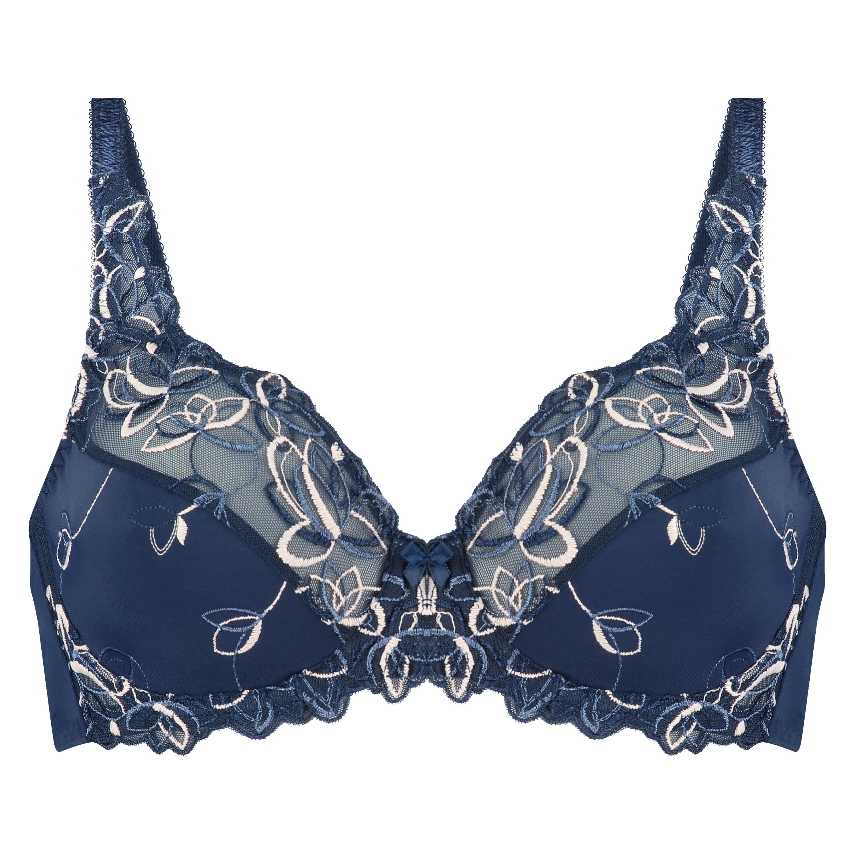 Soutien-gorge &agrave; armatures non-pr&eacute;form&eacute; Diva, Bleu