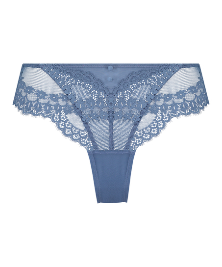 Slip br&eacute;silien Daisy, Bleu