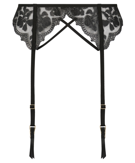 Porte-jarretelles Mila, Noir